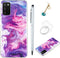 Compatible with Samsung Galaxy A03s Case, Matte Marble Case Design Slim Stylish Soft Flexible TPU Case IMD Technology Protective Phone Cover with ...