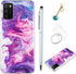 Compatible with Samsung Galaxy A03s Case, Matte Marble Case Design Slim Stylish Soft Flexible TPU Case IMD Technology Protective Phone Cover with ...