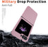for Samsung Galaxy Z Flip 6 Case with Hinge Protection & Wireless Charging Dual Layerr Ultra Slim Hard Cover Built in TPU Soft Case Rugged Phone C...