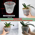 8 Pack Orchid Pot, 5.5in Orchid Pots with Holes, Orchid Pots for Repotting with Clips, Clear Plastic Plant Pot for Indoor Outdoor Plants(5.5in, 8 ...