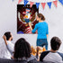 ASTARON Pin The Star on The Eagle Patriotic Party Game 4th of July Independence Day Party Activities Game, Poster with 36 Stickers & 3 blindfolds ...