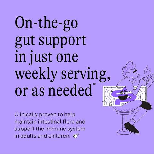 Florax - Liquid Probiotic Supplement - On-The-Go Gut Support for Women and Men - Vegan, Gluten Free, Lactose Free, Soy Free and Preservative Free ...