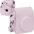 Camera Case Compatible with Fujifilm Instax Mini 12 Instant Camera with Adjustable Strap and Pocket (Pink)...