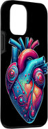 iPhone 12 mini Robot Heart Retro Robotics Engineer Artificial Intelligence Case...