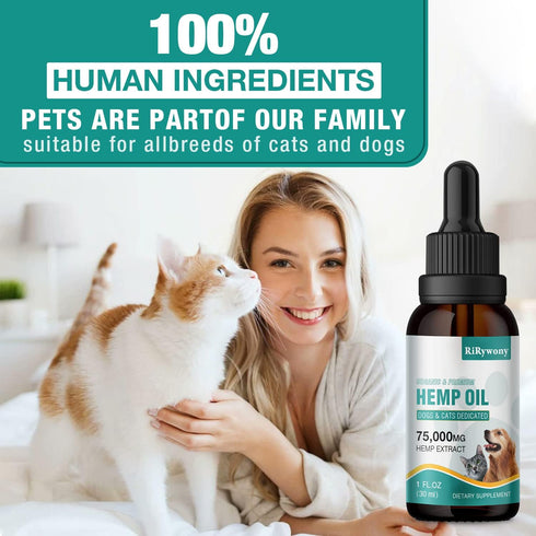 Dog Relaxants Oil for Dogs and Cats - Pets Dogs Cats oil-Dog Hip & Joint Care-20240315-3YSQS-103...