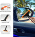 Small Silicone Car Window Squeegee, Mini Auto Windshield Water Blade Scraper Tool, All-Purpose Window Tint Squeegee Wiper for Mirror Home Cleaning...