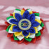 Order of The Eastern Star Brooch Pin for Women OES Brooch Pin Sorority OES Gift Greek Paraphernalia Jewelry Satin & Pearl 5.5" Flower Pin for Sist...