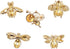 Honbay 5PCS Fashion Cute Gold Tone Enamel Honey Bee Brooch with Rhinestones for Collar, Dress, Sweater, Scarf, Shawl Decoration...