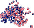 100 Pcs Polymer Clay Beads Mixed Heishi Spacer Beads Supplies for DIY Bracelet Earring Necklace Jewelry Making (American Flag)...
