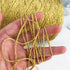100gram DIY Gold Yellow Lurex Thread Shining Yarn Glitter Sparkle Yarn Metal Yarn DIY Fancy Sparkle Yarn Crochet Knitting Sweater Scarf Bag Yarn A...