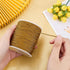 PH PandaHall 1.5mm 100 Yards Camel Nylon String for Bracelets, Beading Thread Nylon Cord Blind Cord Braided Lift Shade Cord Wind Chime Replacement...