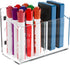 MaxGear Magnetic Dry Erase Marker Holder, Acrylic Magnetic Pen Holder for Fridge Accessories, Magnet Marker Holder for Whiteboard, Wall, Locker Or...