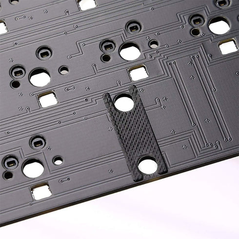 32pcs/Pack Mechanical Keyboard PCB Stabilizer Satellite Switch Film PTFE/Silica Gel Adjust The Big Keys 3M Adhesive (Black)...