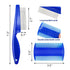 4 Different Kinds of Flea Combs, Stainless Steel Round Teeth Dog Cat Lice Combs, Durable Fine Tooth Pet Tear Stain Remover Tool (Blue)...