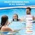 Pool Test Strips for Above Ground Pool: 150 Counts 6 in 1 Pool Spa Test Strips for Hot Tub Swimming Pool Test Kit Testing Chlorine, pH, Bromine, A...