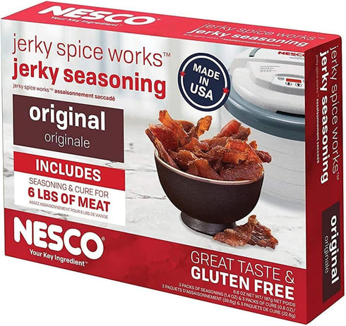 Nesco Jerky Original Seasoning 3 Pack (Makes 6 Pounds of Jerky)...