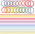 20 Rolls Rainbow Washi Tape Slim,Foil Gold Skinny Decorative Masking Washi Tapes,3MM Wide DIY Masking Tape...
