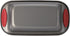 Rachael Ray 47962 Yum-o! Bakeware Oven Lovin' Nonstick Loaf Pan, 9-Inch by 5-Inch Steel Pan, Gray with Red Handles...