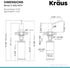 KRAUS Kitchen Soap and Lotion Dispenser in Chrome, KSD-41CH...