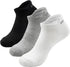 No Show Ankle Running Socks Men & Women Low Cut Hidden Athletic Cushioned Sports Tab Socks for Hiking Cycling Golf Gym Tennis Walking Workout 3 Pa...