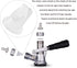 Stainless Steel 304 Beer Keg Coupler Fitting & Check Valve & Beer Washer Gasket,Beer Keg Coupler Accessories Kit for Sankey Couplers D Type Couple...