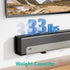WALI Sound Bar Mounts Under TV, Universal Soundbar Wall Mount Shelf with Anti-Skid Pad, Drywall Studless Soundbar Mount Easy to Install for All Ty...
