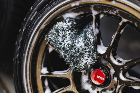 The Rag Company – The Cyclone Ultra Wheel Mitt – Perfect for Wheels, Grills, and Tight Areas; Proprietary Microfiber Blend; Easily Releases Contam...