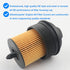 Oil Filter and Cap Assembly, Replace 12605565, PF458G Compatible with Buick Chevy GMC Polaris Ponitac Saturn - LaCrosse Regal Cavalier Cobalt Equi...