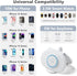 3 in 1 Wireless A pple Charging Station for iPhone 15/14/13/12 Series,Magnetic Travel Charger for Multiple Devices for Air Pods,Foldable Charging ...