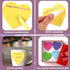 Teling 24 Pieces Inspirational Sticky Notes Graduation Gift Heart employee gifts Cute Sticky Note Pads Gifts for Reminder Work Studying 3x3 inch(V...