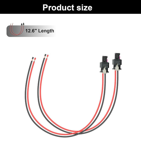 2 Pack Side Marker Pigtail Connector Harness Compatible with Dodge Charger 2015-2022......