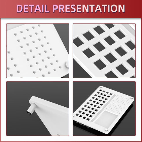 YIMAGUJRX 40 Switches Acrylic Lube Station for Custom Mechanical Keyboard Switches(White...