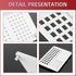 YIMAGUJRX 40 Switches Acrylic Lube Station for Custom Mechanical Keyboard Switches(White...