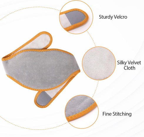 USB Neck Heating Pad for Car Travel Heated Neck Wraps Pain Relief Warm Hot Compress Electric Neck Heat Pad for Soreness Stiffness Cervical Spondyl...