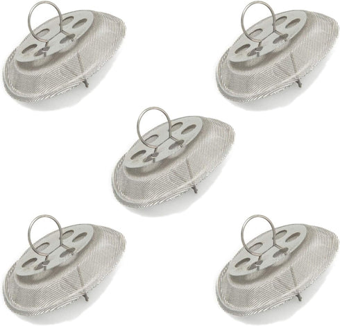 5 Pcs Round Tea Strainer for Spout, Stainless Steel, Kettle Spout Filter - Insert Inside Spout of Teapot 1.53" Diameter...