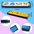 10 Sets Harmonica with Organza Gift Bags Music Party Favors 16 Holes Cartoon Harmonica Musical Instrument for Musical Party Gift Harmonica Beginne...