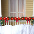 DearHouse 6.5Ft Lighted Poinsettia Christmas Garland with Red Berries and Holly Leaves, Pre-Lit Velvet Artificial Poinsettia Garland for Christmas...