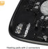 uxcell Car Left Driver Side Heated Mirror Glass Replacement W/Backing Plate for Honda Accord 2018-2021...