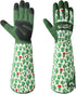 Long Gardening Gloves for Women, Rose Pruning Gloves with Forearm Protection, Breathable Work Gloves with Touch Screen for Yard & Outdoor Work (Me...