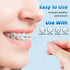 Floss Threaders,Deep Clean Floss for Braces, Bridges, Implants|200Count (Pack of 4)...