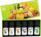 Citrus Fruity Essential Fragrance Oil Set for Slime Candle Soap Making Aromatherapy Diffuser,Passion Friut,Orange,Lemongrass,Lemon,Bergamot,Grapef...