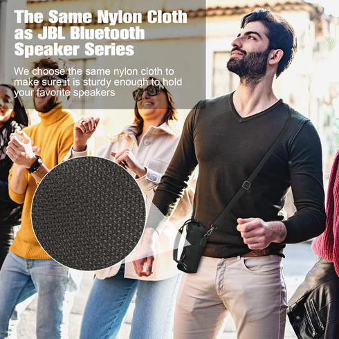 Desing Wish Speaker Carrying Case Compatible with JBL Flip 5/ Flip 6 - Portable Bluetooth Speaker, Anti Scratch Flip5 Flip6 Protector Case Bag Cro...