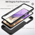 for Samsung Galaxy A32 5G Case with Built-in Screen Protector, Full Body Protection Shockproof Cover Case, [Rugged PC Front Bumper + Soft TPU Back...
