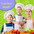 9 Pcs Montessori Kitchen Tools for Toddlers?Kid Safe Knives Cooking Set, Kids Cooking Sets Real?Serrated Edges Toddler Knife Kids Knives for Cooki...