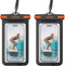Lamicall 2 Pack Waterproof Phone Pouch Case - IPX8 Water Proof Cell Phone Dry Bag for iPhone 15 14 13 12 11 XS XR X Pro Max Plus Mini, more 4-7" C...