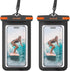 Lamicall 2 Pack Waterproof Phone Pouch Case - IPX8 Water Proof Cell Phone Dry Bag for iPhone 15 14 13 12 11 XS XR X Pro Max Plus Mini, more 4-7" C...