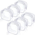 6 Pieces Clear Toiletry Makeup Bag Mini Small PVC Travel Bag, Waterproof PVC Plastic Travel Cosmetic Bag with Zipper Portable Cosmetic Makeup Bag ...