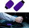 2 PCS Car Gear Shift Knob Cover & Car Handbrake Cover, Anti-Slip Breathable Comfortable Handbrake Gear Shift Protector, Car Interior Accessories U...
