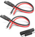 10AWG SAE Connector Extension Cable 10 Guage SAE Quick Connector Disconnect Plug SAE Power Wire for Automotive RV Cars Tractor Motorcycle Solar Pa...