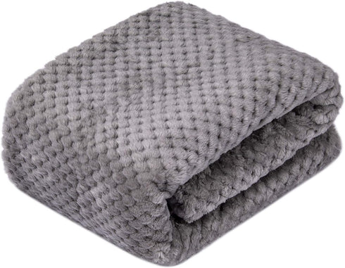 Fuzzy Dog Blanket or Cat Blanket or Pet Blanket, Warm and Soft, Plush Fleece Receiving Blankets for Dog Bed and Cat Bed, Couch, Sofa, Travel and O...